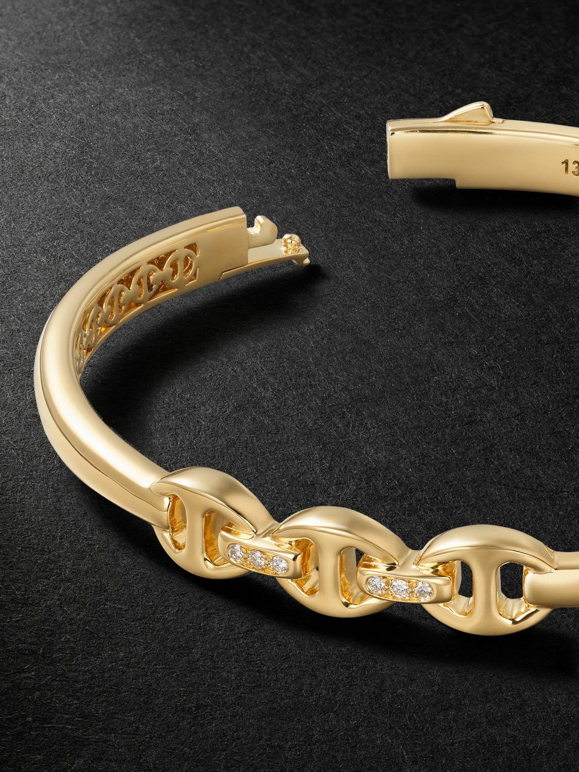 HOORSENBUHS - Sirkel 18-Karat Gold Diamond Bracelet - Gold