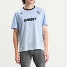 Bandit Men's Drift SS Printed Performance T-Shirt in Undulating Gradient Check/Breeze Blue/Light Breeze Blue