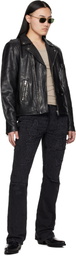 Ksubi Black Capitol Leather Jacket