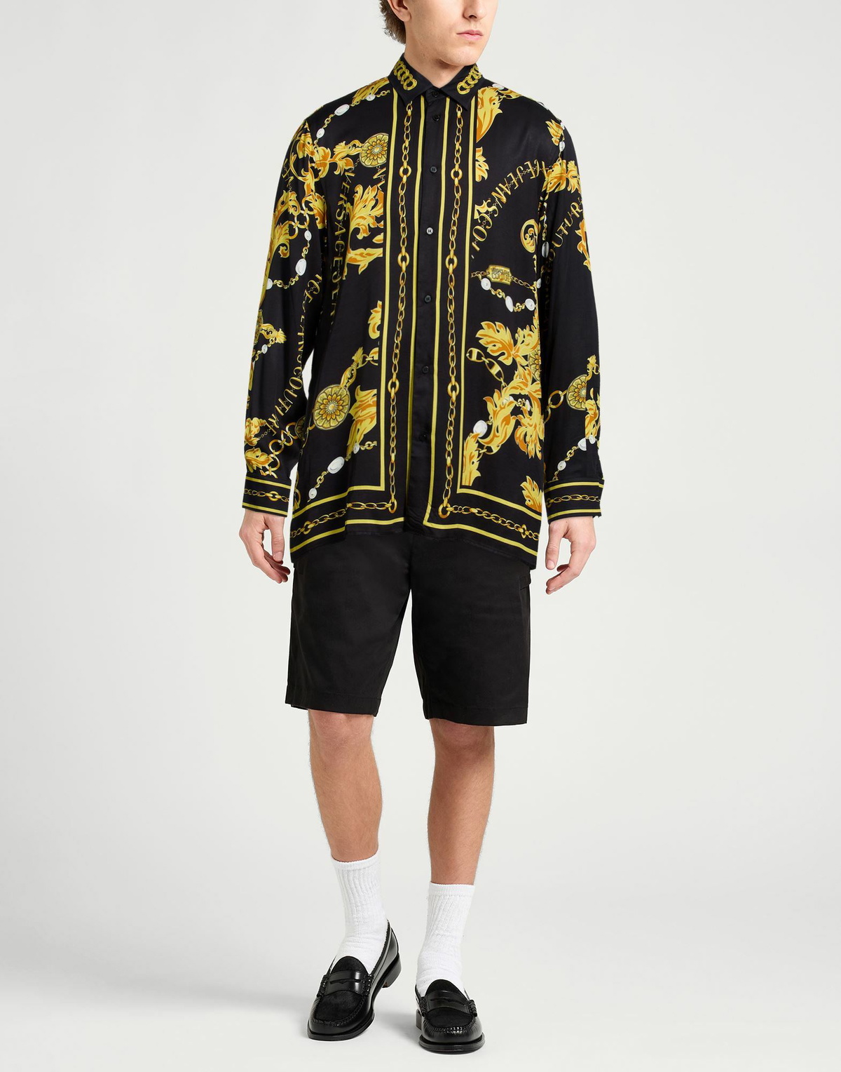 Versace Jeans Couture Mens Shirt in Black