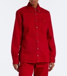 Ami Paris Ami de Cœur cotton twill shirt