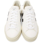 Veja White and Black Campo Sneakers
