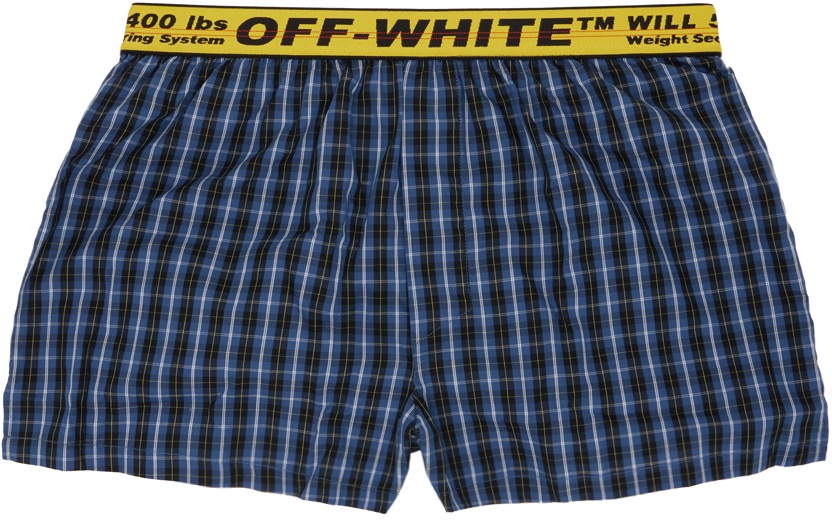 Photo: Off-White Blue Industrial Boxers