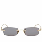Gucci GG1808S Sunglasses in Gold/Grey 