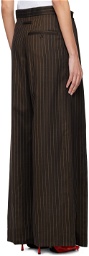 Jean Paul Gaultier Brown 'The Suit Pant Skirt' Trousers