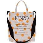 Kenzo Orange Polka Dot Invitation Tote