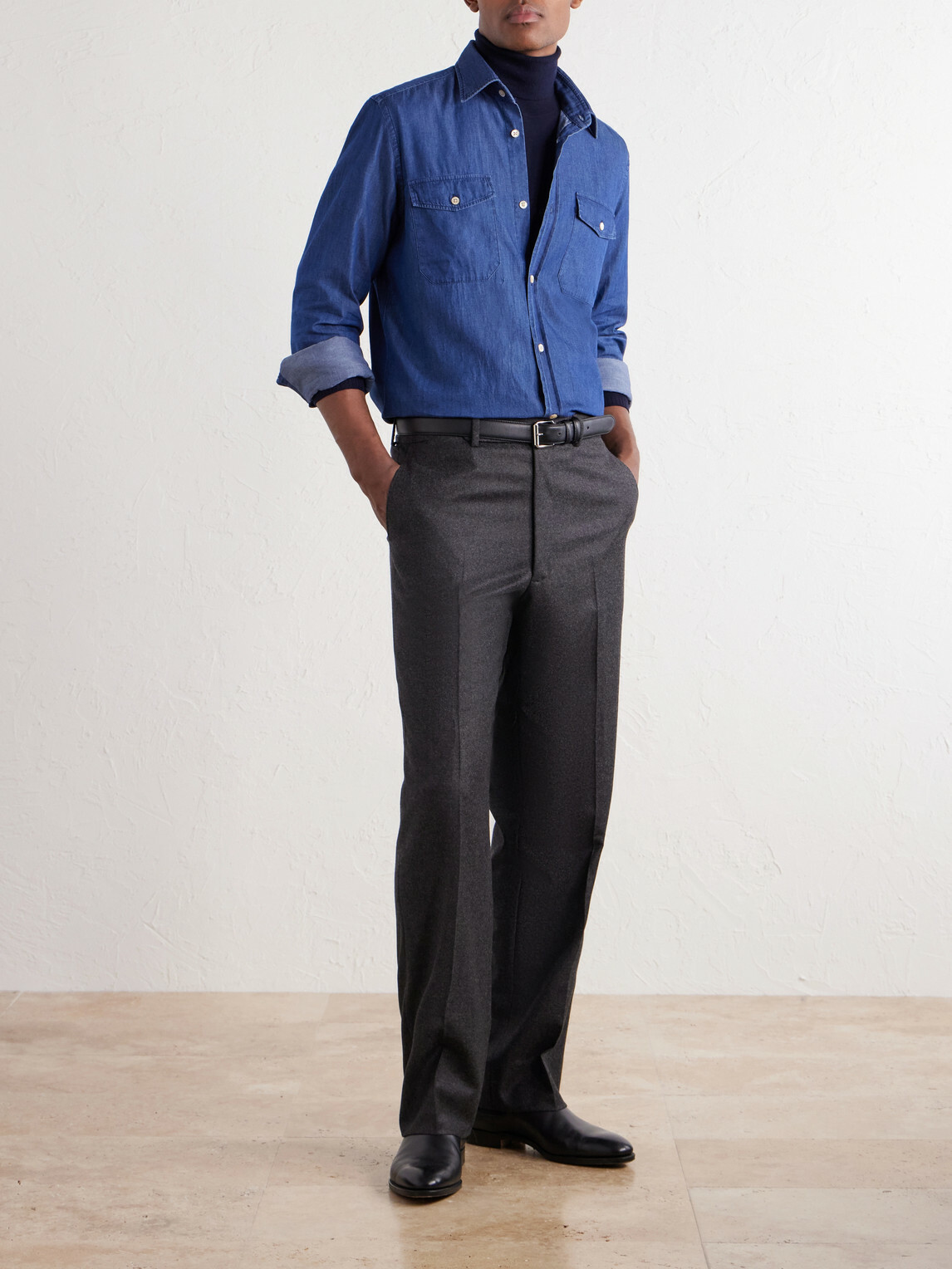 Boglioli - Denim Shirt - Blue