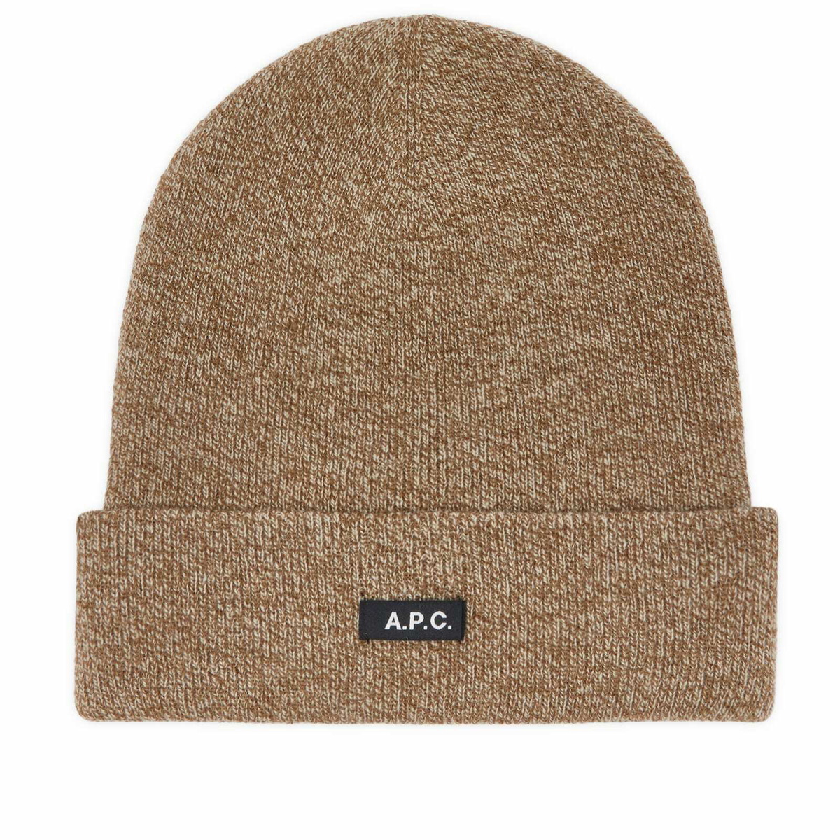 A.P.C. Men's Autumn Beanie in Heather Brown 