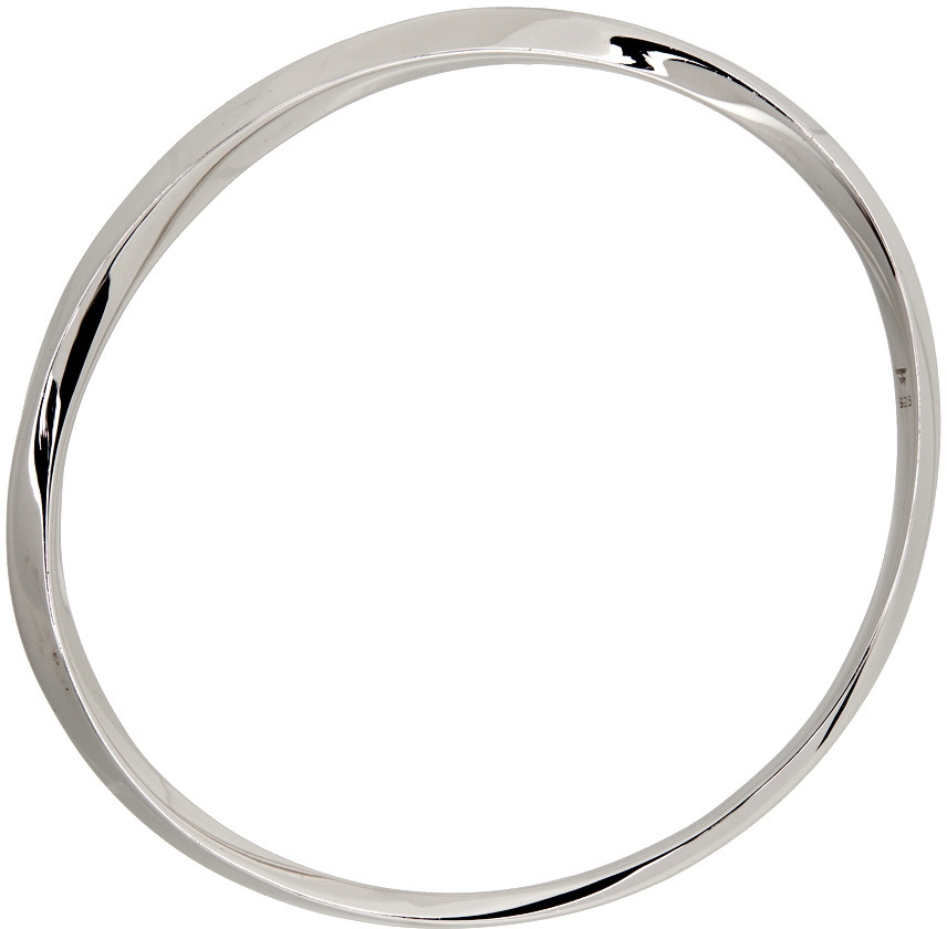 アクセサリー Tom Wood Infinity Bangle Tom Wood Silver Infinity Bangle Bracelet Tom Wood