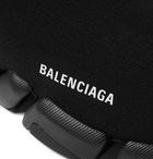 Balenciaga - Speed 2.0 Logo-Print Stretch-Knit Slip-On Sneakers - Black