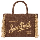 MC2 Saint Barth Vanity Blanket Brown Shoulder Bag With Fringes