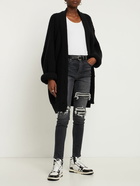 AMIRI - Faded Distressed High Waist Skinny Jeans