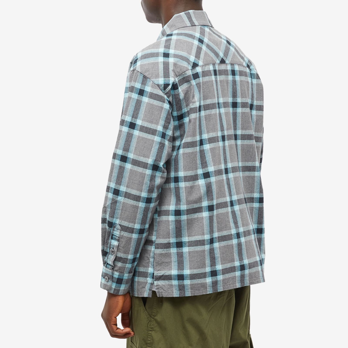 Neighborhood Men's Neoncheck Shirt in Blue Neighborhood