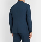 Caruso - Slim-Fit Unstructured Cotton Suit Jacket - Blue