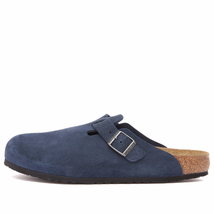 Photo: Birkenstock Men's Boston Clog - New Navy Suede