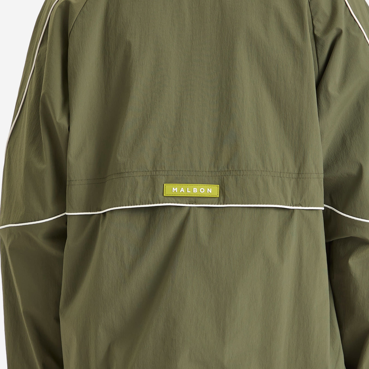 Malbon Men's Riva Nylon Jacket in Cypress Green
