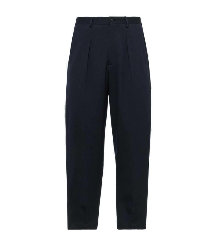 Photo: Giorgio Armani Wool straight pants