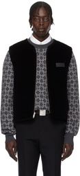 Givenchy Black Monogram 72 Reversible Vest