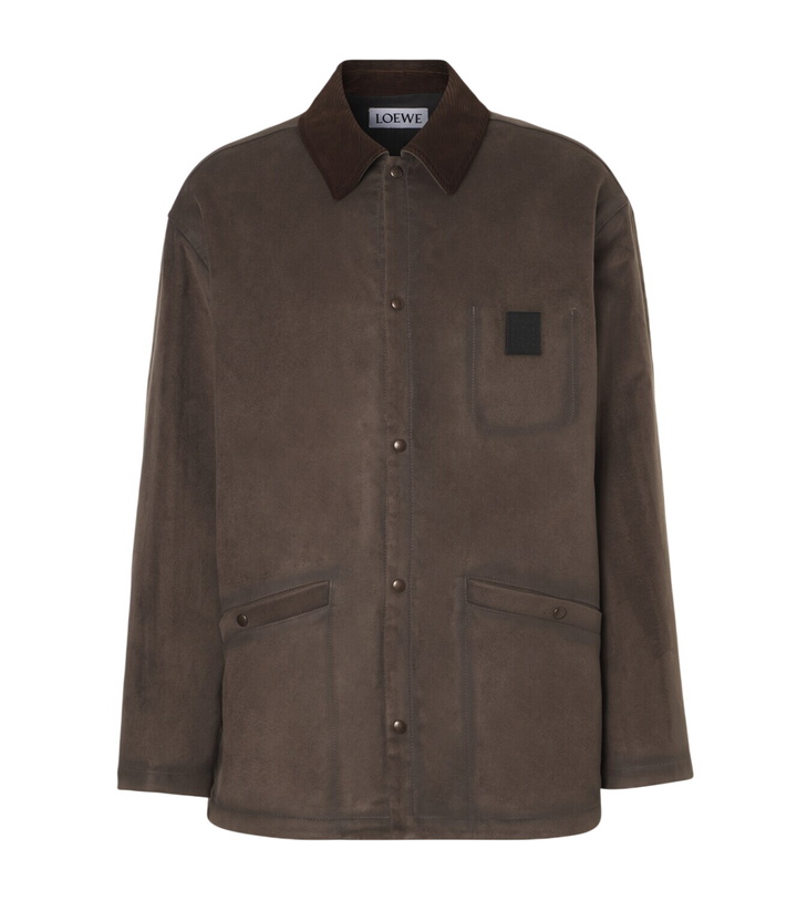 Photo: Loewe Suede-trimmed jacket