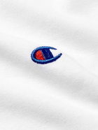 Champion - Logo-Embroidered Cotton-Jersey T-Shirt - White