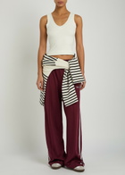 Tala 365 Ribbed V-neck Stretch-modal Vest Off White