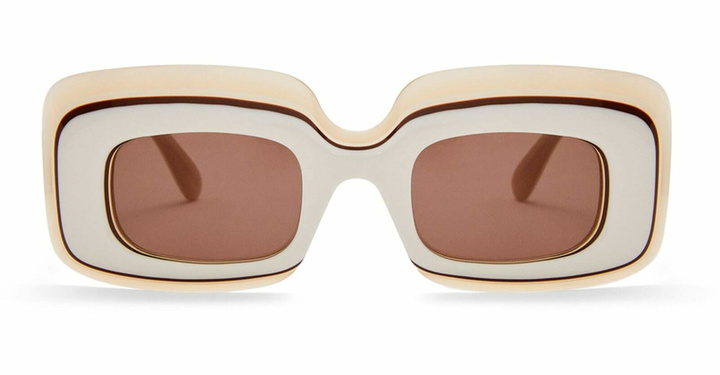 Photo: Loewe Lw40139u - White / Beige Sunglasses