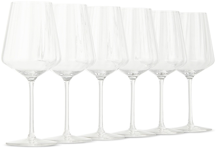 Photo: Georg Jensen Six-Pack Transparent Bernadotte White Wine Glasses