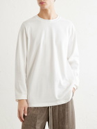 Rick Owens - Crewneck Cotton-Jersey Shirt - White