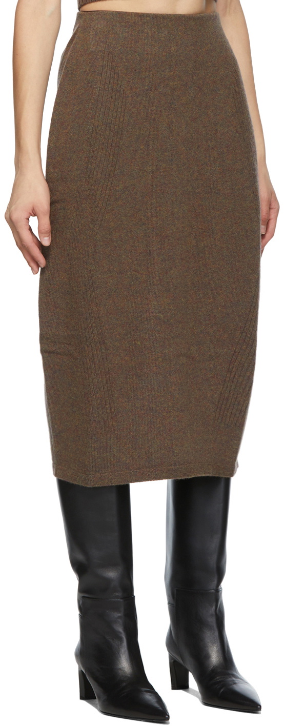 LOW CLASSIC Wool Wholegarment Cocoon Skirt Low Classic