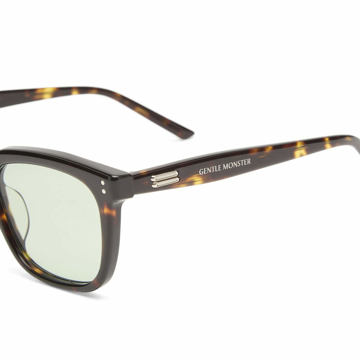 Gentle Monster Daze Sunglasses in Tortoise/Green 