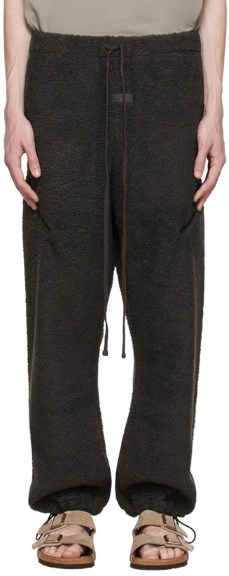 Photo: Fear of God ESSENTIALS Black Polyester Lounge Pants