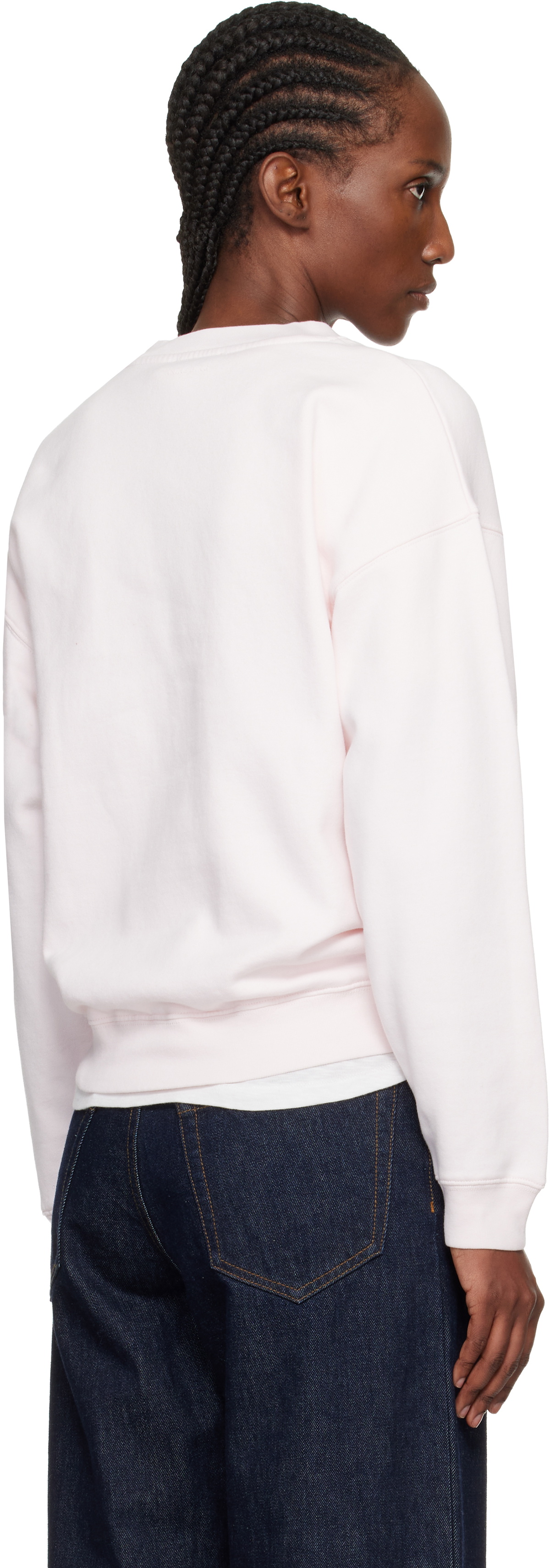 ANINE BING Pink Spencer 'Anine Bing' Sweatshirt
