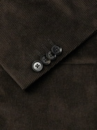 Zegna - Unstructured Cotton-Blend Corduroy Blazer - Brown