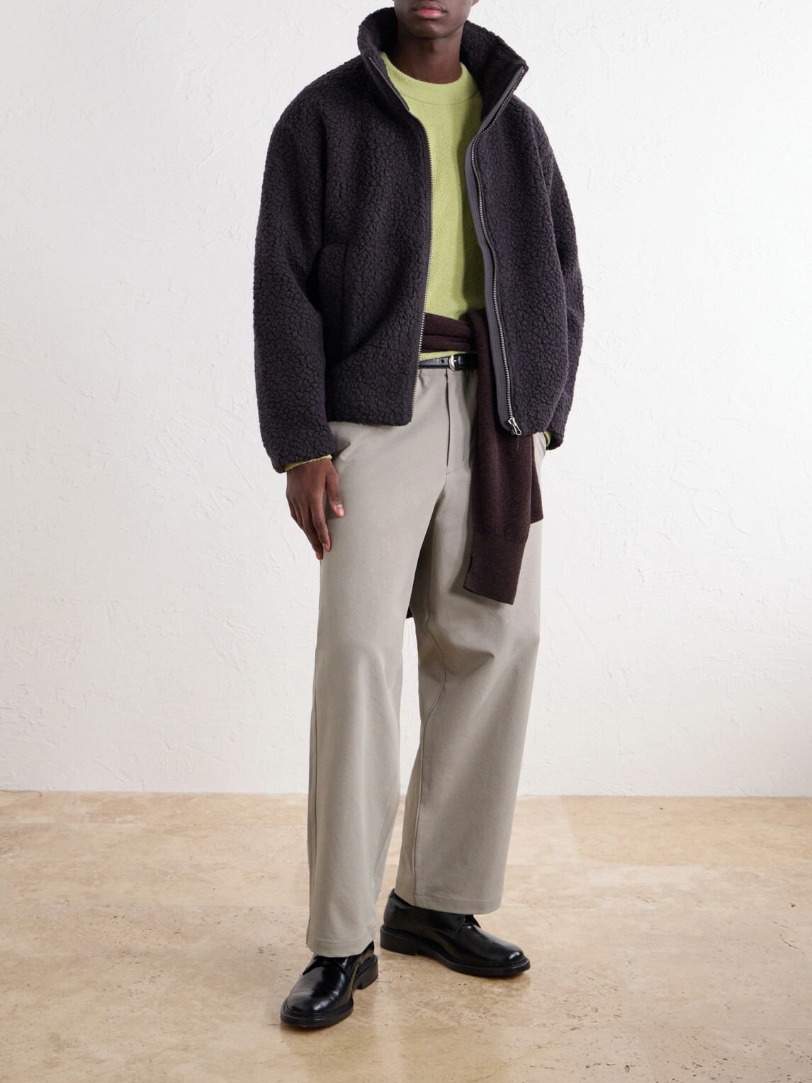 Goldwin - Fleece Jacket - Brown