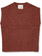 A Kind Of Guise - Lundur Wool-Blend Bouclé Gilet - Red