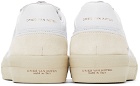 Dries Van Noten White Leather Low Sneakers
