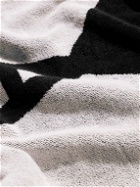 AMI PARIS - Logo-Jacquard Cotton-Terry Towel