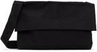 Jan-Jan Van Essche Black Canvas Messenger Bag