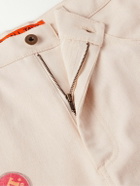 Small Talk - Straight-Leg Printed Jeans - Neutrals