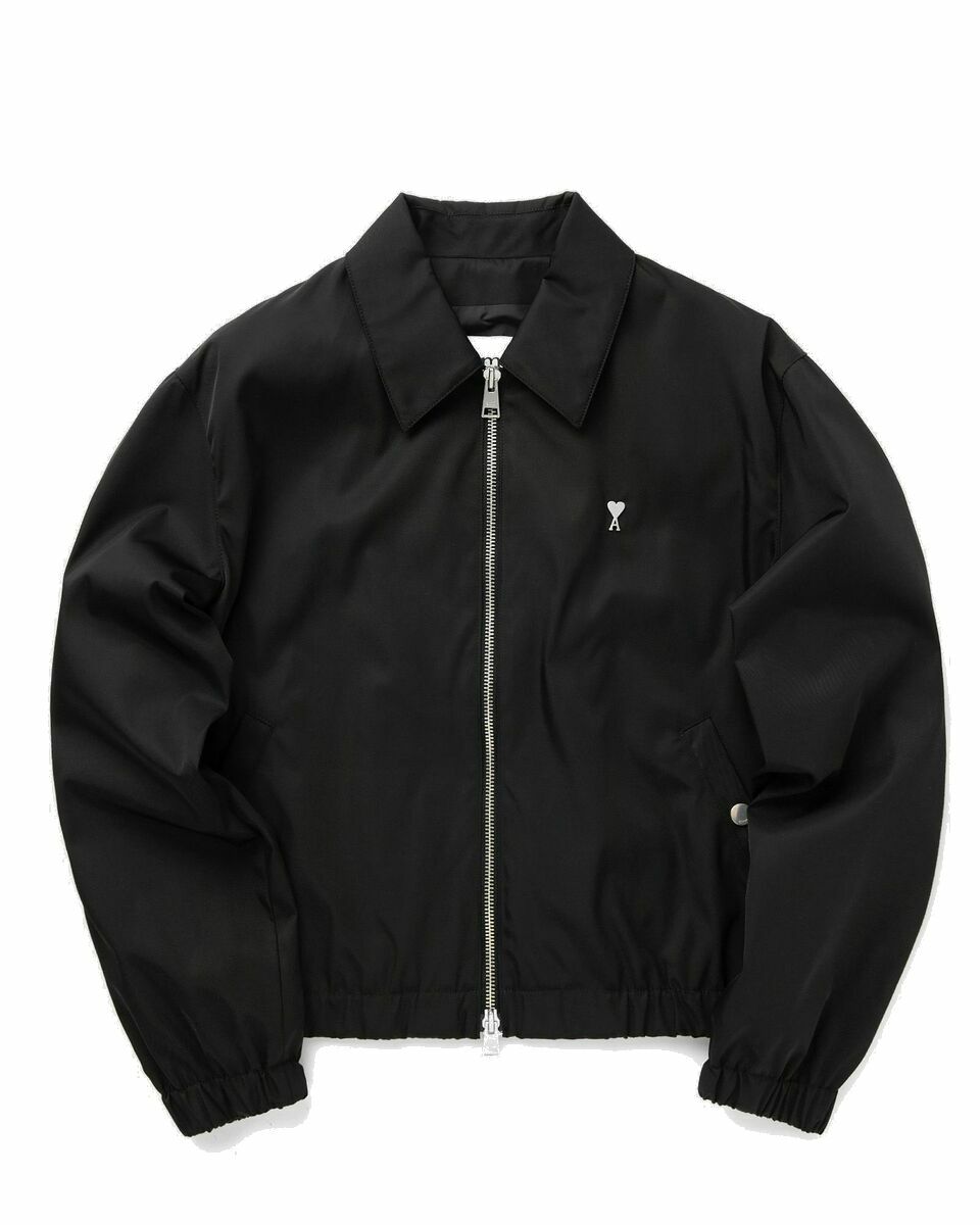 Photo: Ami Paris Adc Zipped Jacket Black - Mens - Bomber Jackets