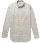 Sid Mashburn - Button-Down Collar Checked Cotton-Twill Shirt - Yellow