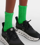 Loewe x On logo jacquard cotton terry socks
