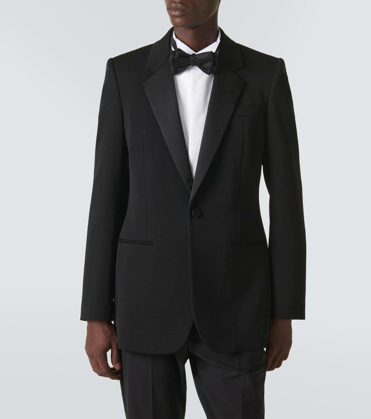 Saint Laurent Wool grain de poudre tuxedo jacket Saint Laurent