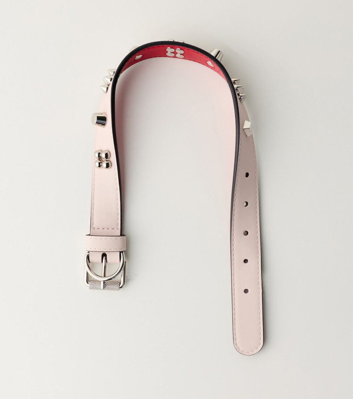 Christian Louboutin Loubicollar Small leather dog collar