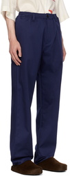 Marni Navy Drawstring Trousers