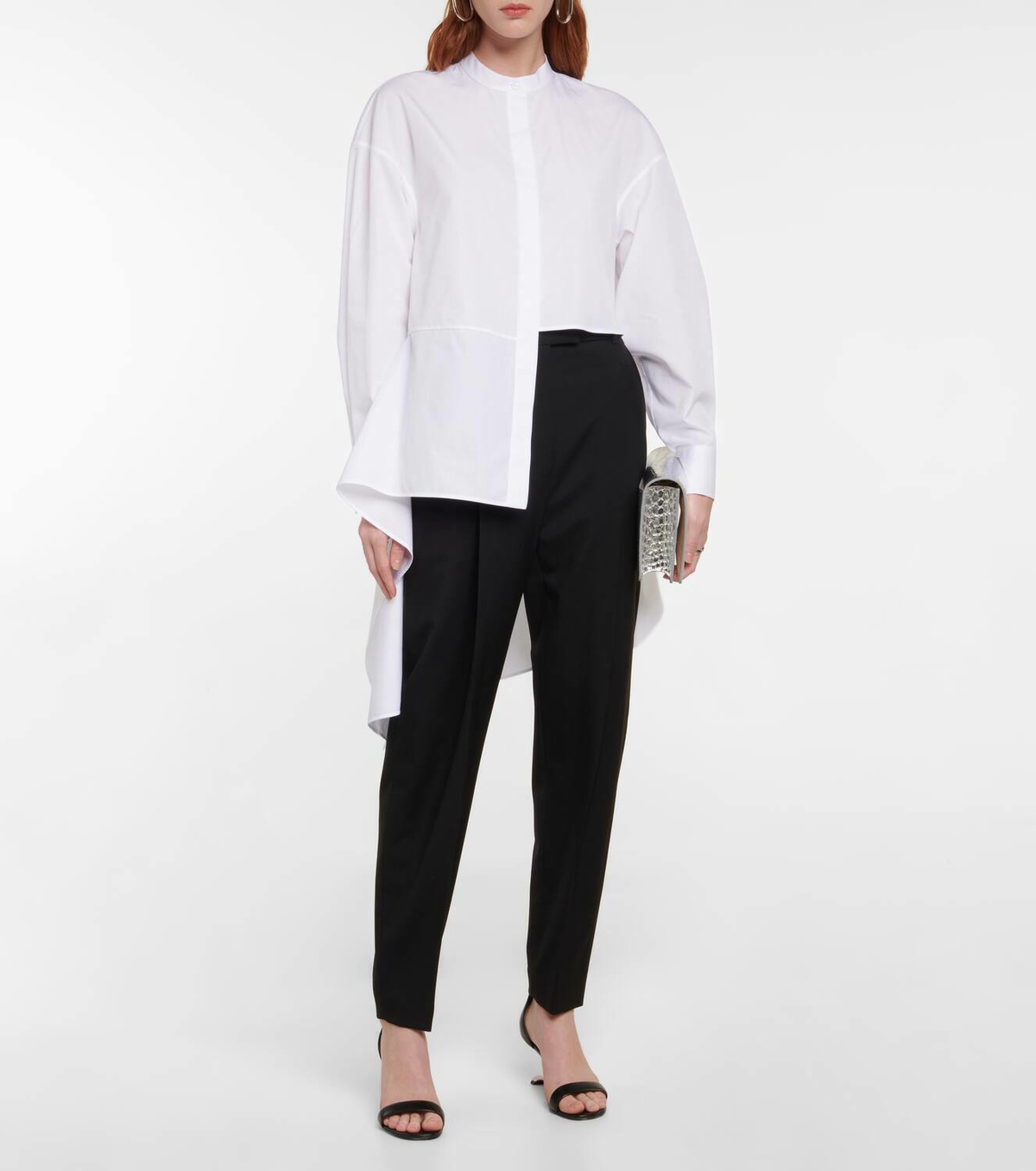 Alexander McQueen Asymmetric cotton shirt Alexander McQueen