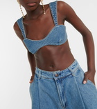 Magda Butrym - Denim bra top