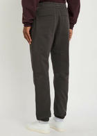 Saint Laurent Logo-embroidered Cotton Sweatpants Black