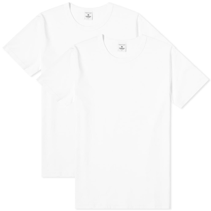 Photo: Reigning Champ Men's Jersey Knit T-Shirt - 2 Pack in White