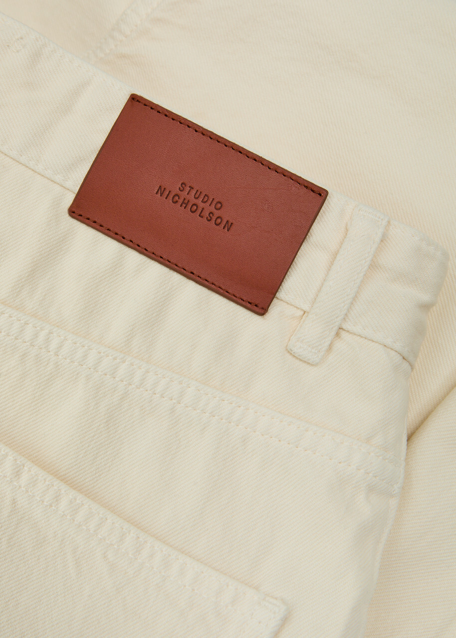Studio Nicholson Paolo Wide Balloon-leg Jeans White